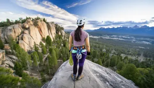 Pharma Quality Female Rock Climber